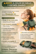 Masajeador cervical 4D con calor (versión 2026)