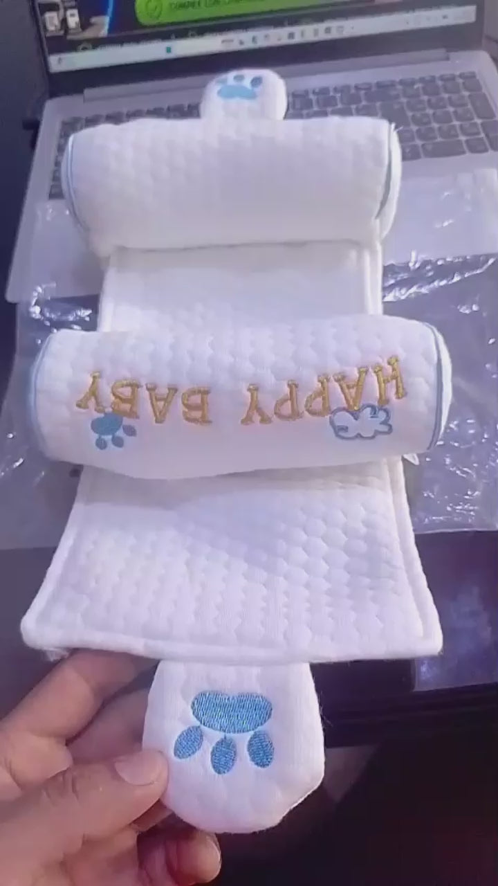 Almohada Antivuelco Anatomica para Bebe, Sueño Seguro y Postura Correcta 100%  Algodon Antialergico👶💤 ( Recibe y paga en la puerta de tu casa)